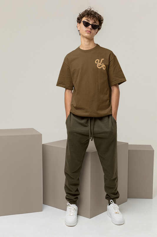 Butchered Brown Oversized T-Shirt