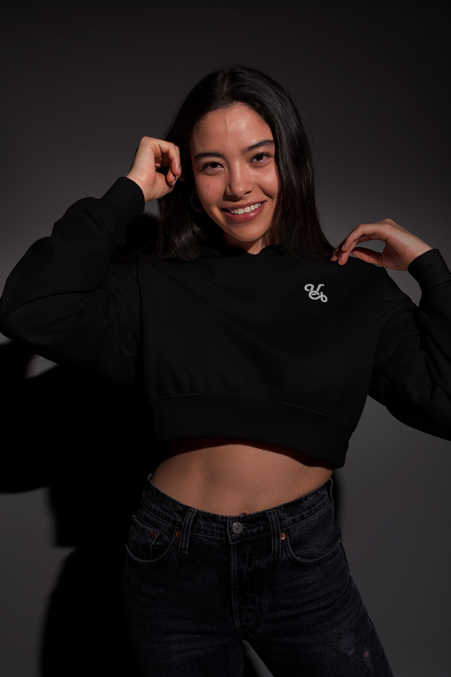 USW118 - ESSENTIAL CROPTOP HOODIE