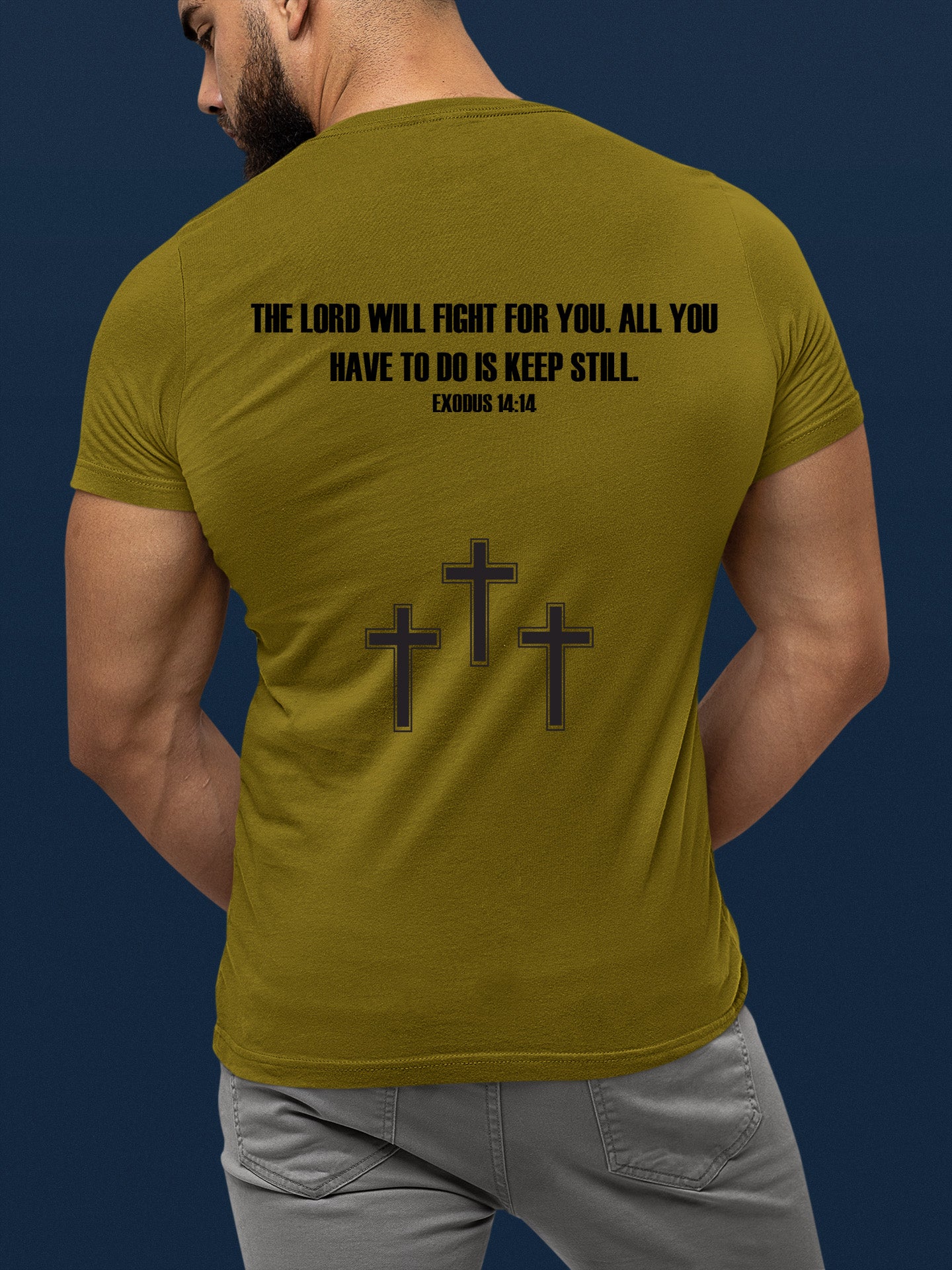 Mens Faith Community Army Green